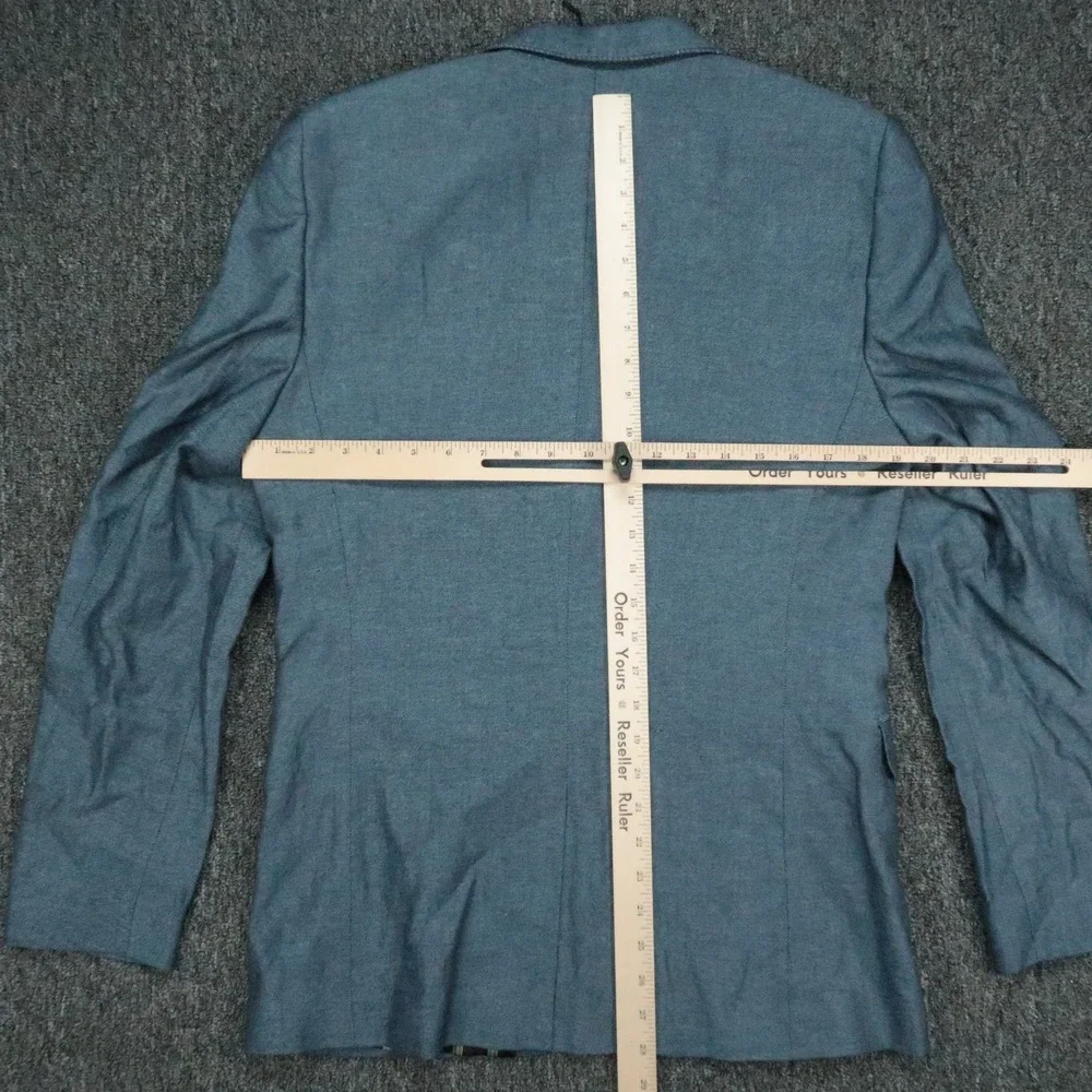 Ted Baker Blazer Mens Medium Blue Core Linen Blend Sport Coat